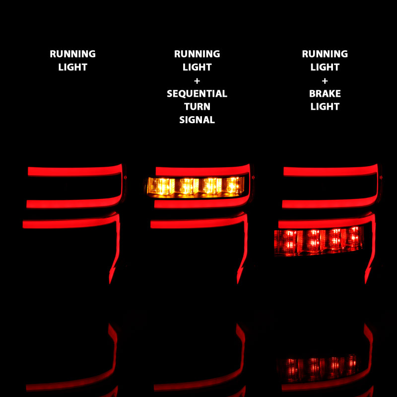ANZO 2014-2020 Toyota 4Runner T.L Black Housing Smoke Lens Red Light Bar W/Sequential ANZO 2014-2020 Toyota 4Runner T.L Black Housing Smoke Lens Red Light Bar W/Sequential