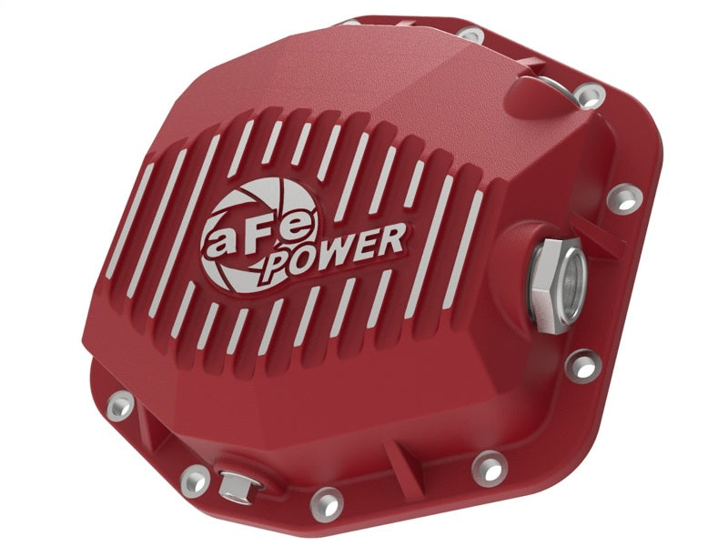 aFe Pro Series Rear Differential Cover Red 2018+ Jeep Wrangler (JL) V6 3.6L (Dana M220) aFe Pro Series Rear Differential Cover Red 2018+ Jeep Wrangler (JL) V6 3.6L (Dana M220)
