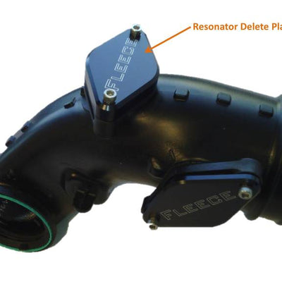 Fleece Performance 11-16 6.6L GM Duramax Resonator Delete Plate