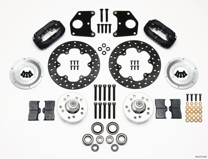 Wilwood Forged Dynalite Front Drag Kit Drilled Rotor CPD 62-72 B 62-72 E w/9in Drum Wilwood Forged Dynalite Front Drag Kit Drilled Rotor CPD 62-72 B 62-72 E w/9in Drum