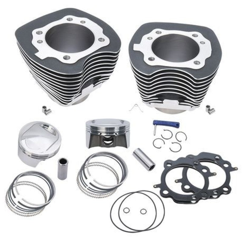S&S Cycle 99-06 BT 98in Bolt-In Big Bore Kit - Wrinkle Black S&S Cycle 99-06 BT 98in Bolt-In Big Bore Kit - Wrinkle Black