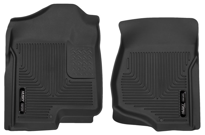 Husky Liners 07-12 GM Silverado/Tahoe/Suburban/Escalade X-Act Contour Black Floor Liners Husky Liners 07-12 GM Silverado/Tahoe/Suburban/Escalade X-Act Contour Black Floor Liners