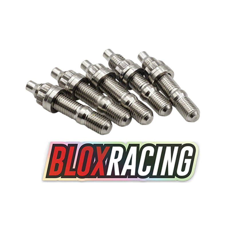 BLOX Racing Stainless Steel Exhaust Manifold Studs 5-Piece Set - M10x1.25 55mm BLOX Racing Stainless Steel Exhaust Manifold Studs 5-Piece Set - M10x1.25 55mm