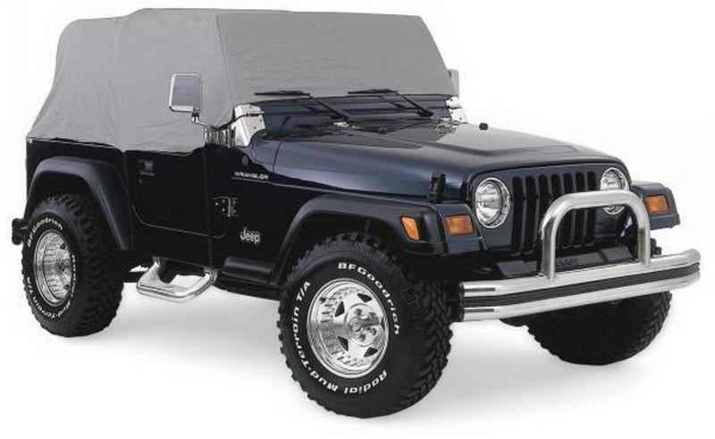 Rampage 1992-1995 Jeep Wrangler(YJ) Cab Cover With Door Flaps - Grey Rampage 1992-1995 Jeep Wrangler(YJ) Cab Cover With Door Flaps - Grey