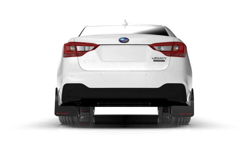 Rally Armor 20-25 Subaru Legacy Black UR Mud Flap w/White Logo Rally Armor 20-25 Subaru Legacy Black UR Mud Flap w/White Logo