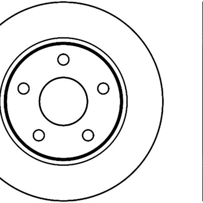StopTech Sport Slot 07-17 Jeep Wrangler Slotted Left Front CRYO Rotor