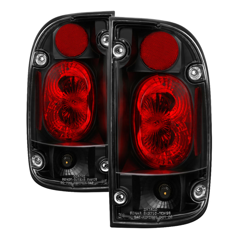 Spyder Toyota Tacoma 95-00 Euro Style Tail Lights Black ALT-YD-TT95-BK Spyder Toyota Tacoma 95-00 Euro Style Tail Lights Black ALT-YD-TT95-BK