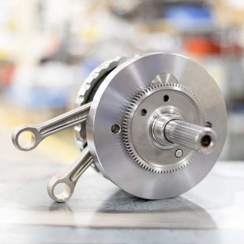 S&S Cycle 2017 M8 Models 4-1/2in Stroke Flywheel w/ Full Width Rods & Balancer Gear S&S Cycle 2017 M8 Models 4-1/2in Stroke Flywheel w/ Full Width Rods & Balancer Gear