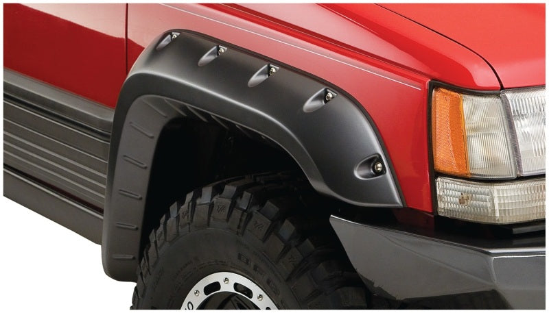 Bushwacker 93-98 Jeep Grand Cherokee Cutout Style Flares 4pc - Black Bushwacker 93-98 Jeep Grand Cherokee Cutout Style Flares 4pc - Black