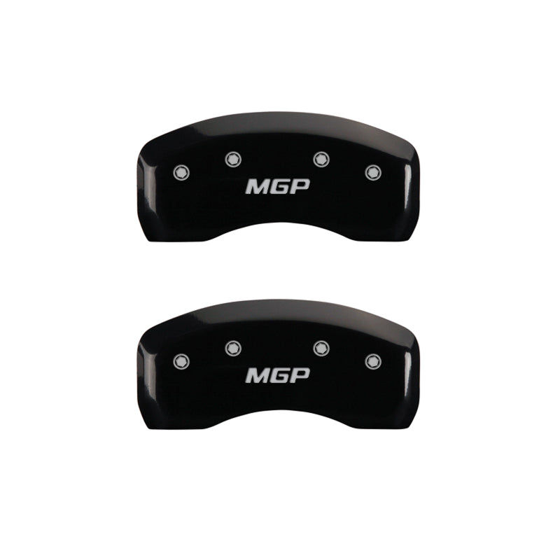 MGP 4 Caliper Covers Engraved Front & Rear MGP Black finish silver ch MGP 4 Caliper Covers Engraved Front & Rear MGP Black finish silver ch