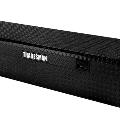 Tradesman Aluminum Economy Cross Bed Truck Tool Box (72in.) - Black