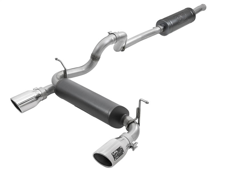 Rebel Series 2.5in 304 SS Cat-Back Exhaust w/ Polished Tips 2018+ Jeep Wrangler (JL) V6 3.6L Rebel Series 2.5in 304 SS Cat-Back Exhaust w/ Polished Tips 2018+ Jeep Wrangler (JL) V6 3.6L