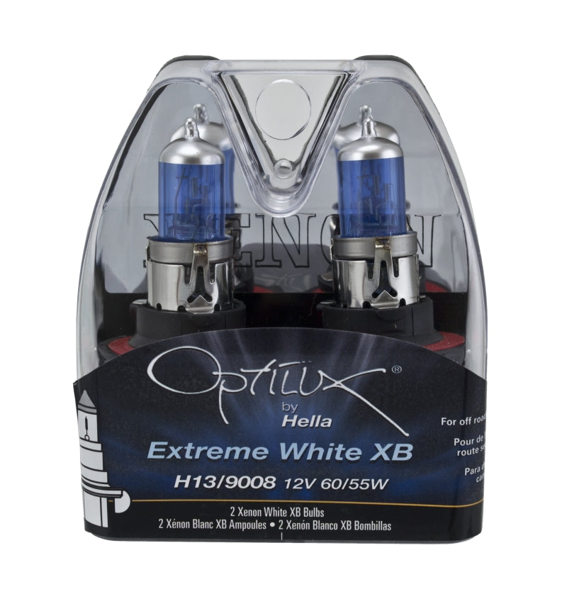 Hella Optilux H13/9008 12V 60/55W XB Xenon White Bulbs (Pair) Hella Optilux H13/9008 12V 60/55W XB Xenon White Bulbs (Pair)