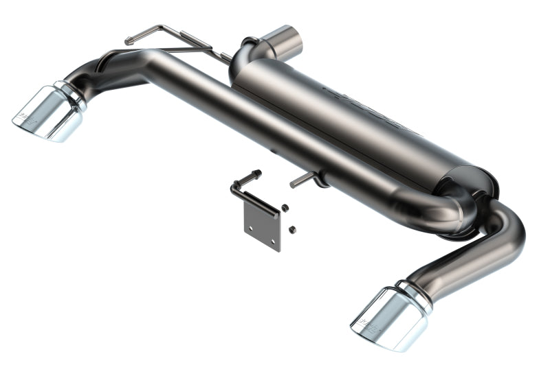 Borla 21-22 Ford Bronco 2.3L 4WD ATAK Axle Back Exhaust w/ Bright Chrome Tips Borla 21-22 Ford Bronco 2.3L 4WD ATAK Axle Back Exhaust w/ Bright Chrome Tips