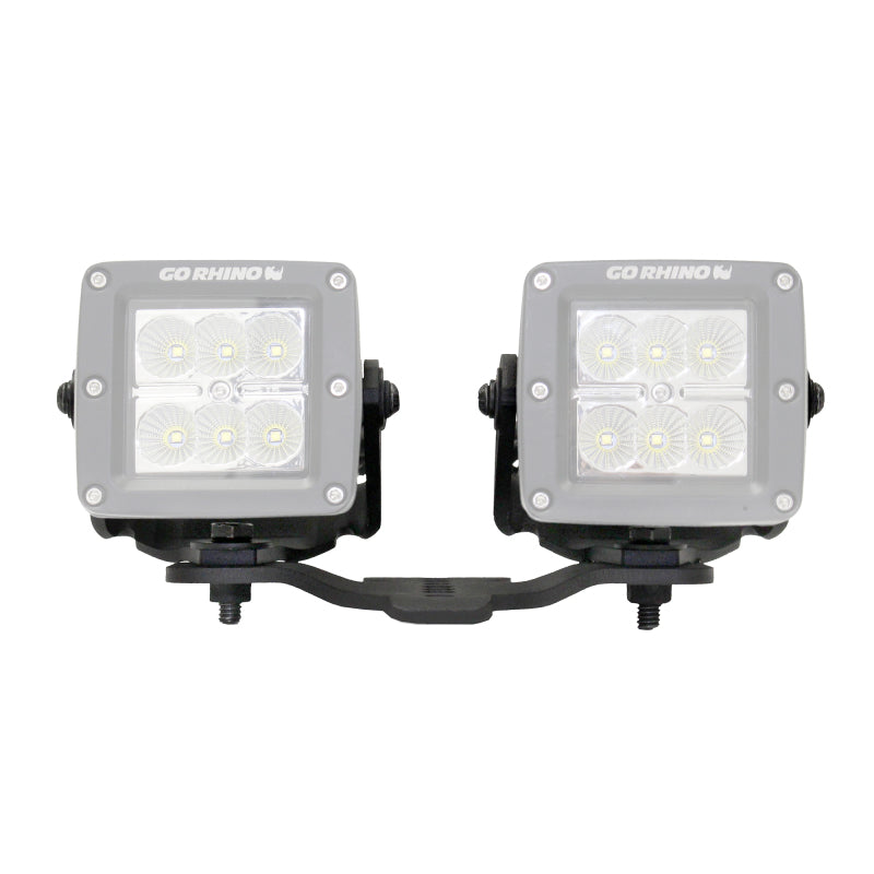 Go Rhino 18-20 Jeep Wrangler JL/JLU/Gladiator JT Light Mount - Two 3in Cubes Go Rhino 18-20 Jeep Wrangler JL/JLU/Gladiator JT Light Mount - Two 3in Cubes