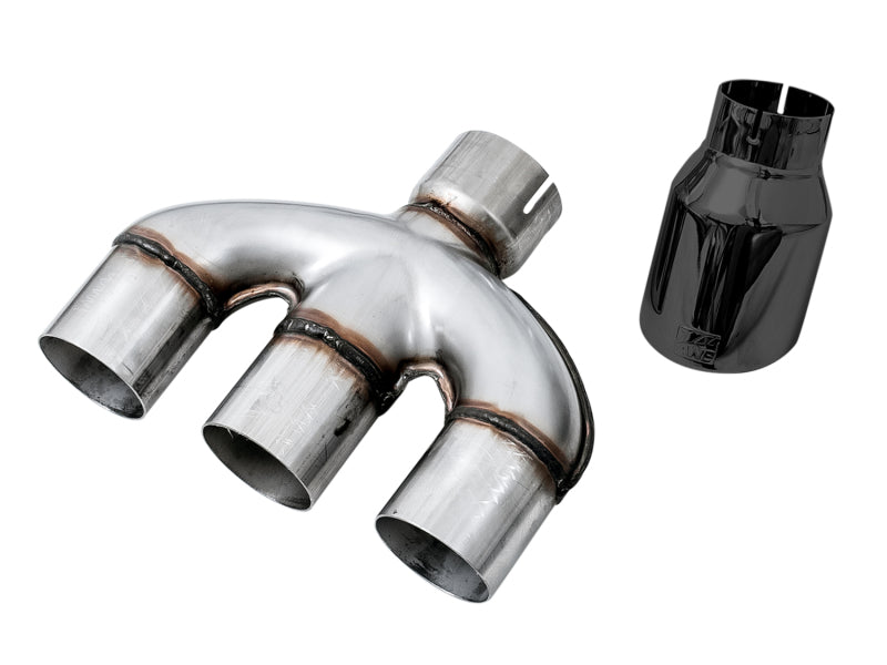 AWE Tuning Honda Civic Si 10th Gen 1.5L Turbo Dual-to-Triple Tip Conversion Kit - Diamond Black Tip AWE Tuning Honda Civic Si 10th Gen 1.5L Turbo Dual-to-Triple Tip Conversion Kit - Diamond Black Tip