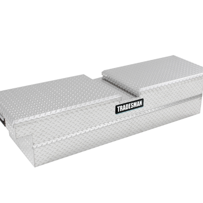Tradesman Aluminum Gull Wing Cross Bed Truck Tool Box (70in.) - Brite