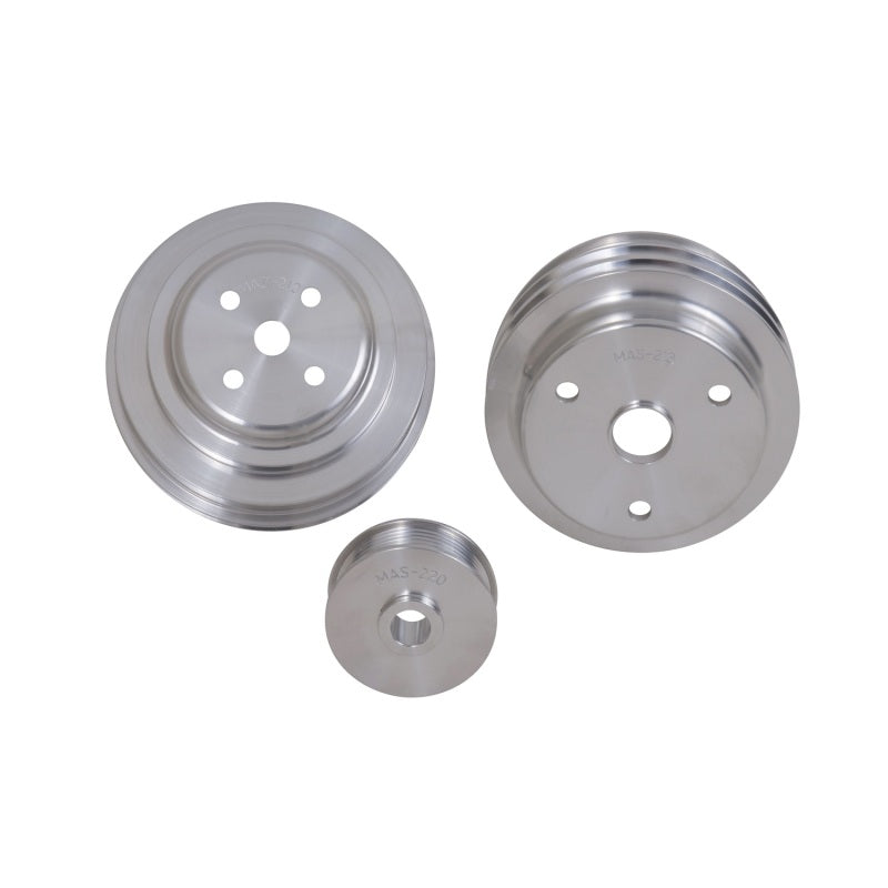 BBK 85-97 GM Truck 305 350 Underdrive Pulley Kit - Lightweight CNC Billet Aluminum (3pc) BBK 85-97 GM Truck 305 350 Underdrive Pulley Kit - Lightweight CNC Billet Aluminum (3pc)