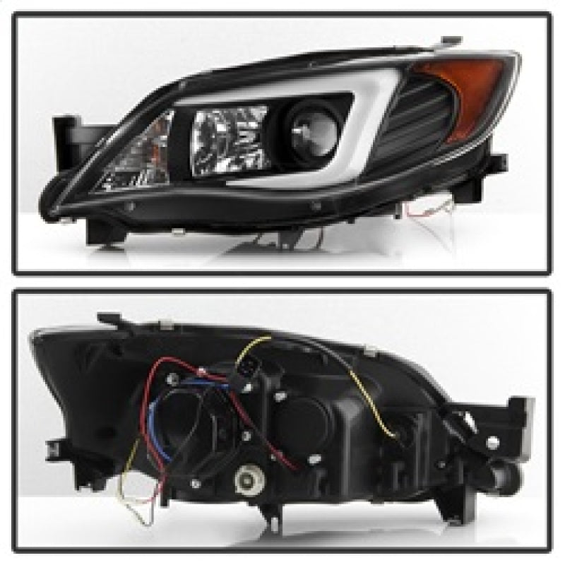 Spyder Subaru WRX 08-09 Projector Headlights - Halogen Model Only - Black PRO-YD-SWRX08-LBDRL-BK Spyder Subaru WRX 08-09 Projector Headlights - Halogen Model Only - Black PRO-YD-SWRX08-LBDRL-BK