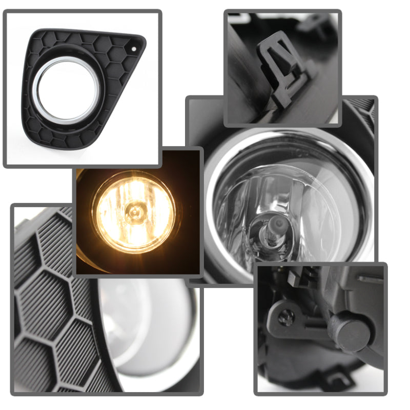 Spyder Honda Accord 2013-2015 2Dr OEM Fog Lights W/Switch- Clear FL-HA2013-2D-C Spyder Honda Accord 2013-2015 2Dr OEM Fog Lights W/Switch- Clear FL-HA2013-2D-C