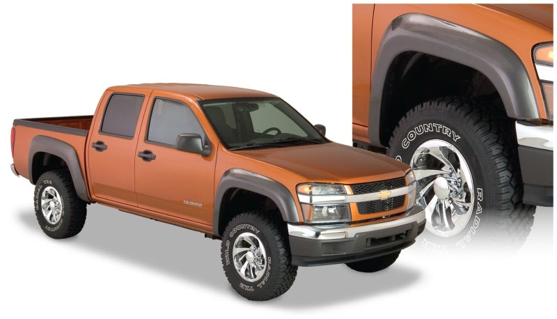 Bushwacker 04-12 GMC Canyon Extend-A-Fender Style Flares 2pc - Black Bushwacker 04-12 GMC Canyon Extend-A-Fender Style Flares 2pc - Black