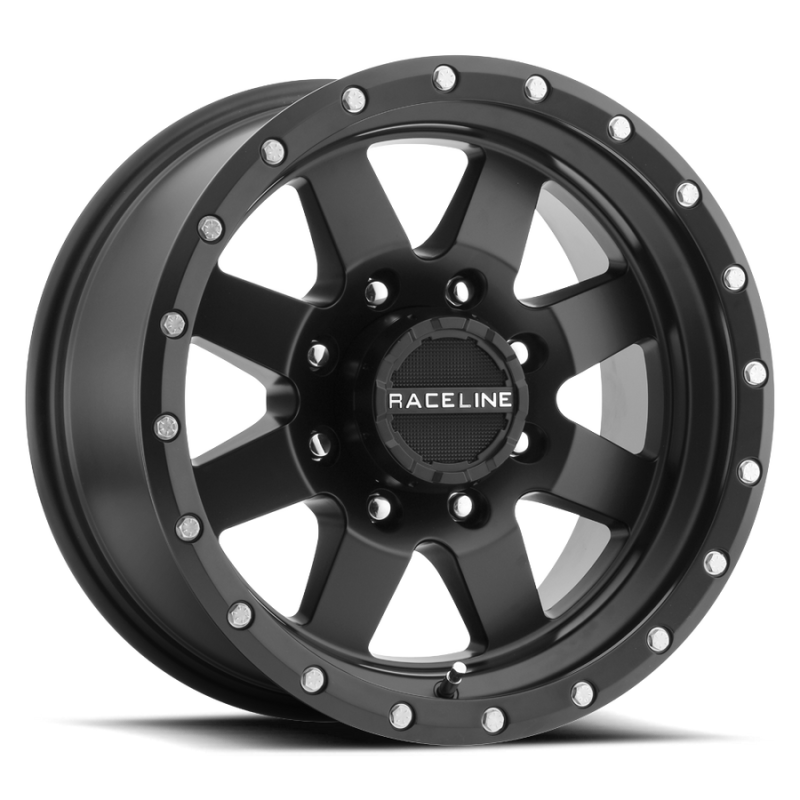 Raceline 935B Defender 17x9in / 8x170 BP / 0mm Offset / 130.81mm Bore - Satin Black Wheel Raceline 935B Defender 17x9in / 8x170 BP / 0mm Offset / 130.81mm Bore - Satin Black Wheel