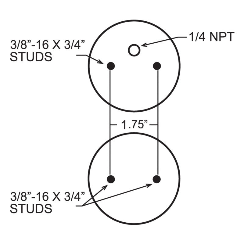 Firestone Ride-Rite Replacement Bellow 268C (For Kit PN 2488/2061) (W217606764) Firestone Ride-Rite Replacement Bellow 268C (For Kit PN 2488/2061) (W217606764)