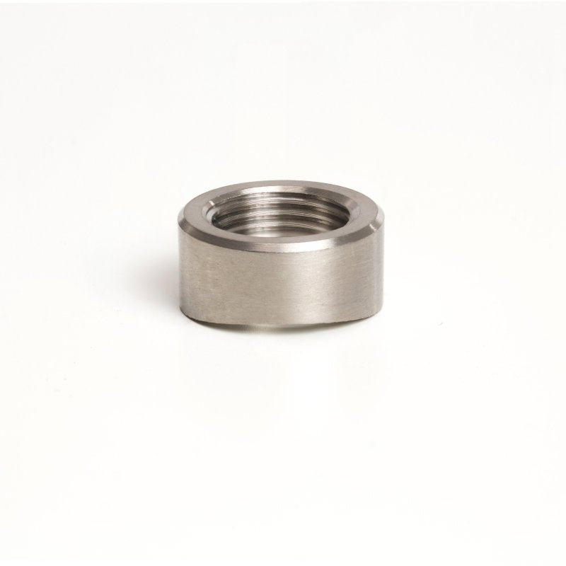 Ticon Industries Titanium O2 Sensor Bung 2.75in to 5in Tubing (M18x1.5) - Coped End Ticon Industries Titanium O2 Sensor Bung 2.75in to 5in Tubing (M18x1.5) - Coped End