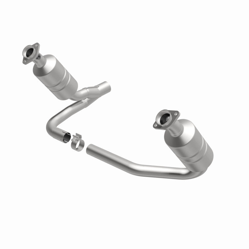 MagnaFlow Conv DF 07-09 Dodge Dakota 3.7L/4.7L /07-09 Mitsubishi Raider 3.7L Y-Pipe Assembly MagnaFlow Conv DF 07-09 Dodge Dakota 3.7L/4.7L /07-09 Mitsubishi Raider 3.7L Y-Pipe Assembly