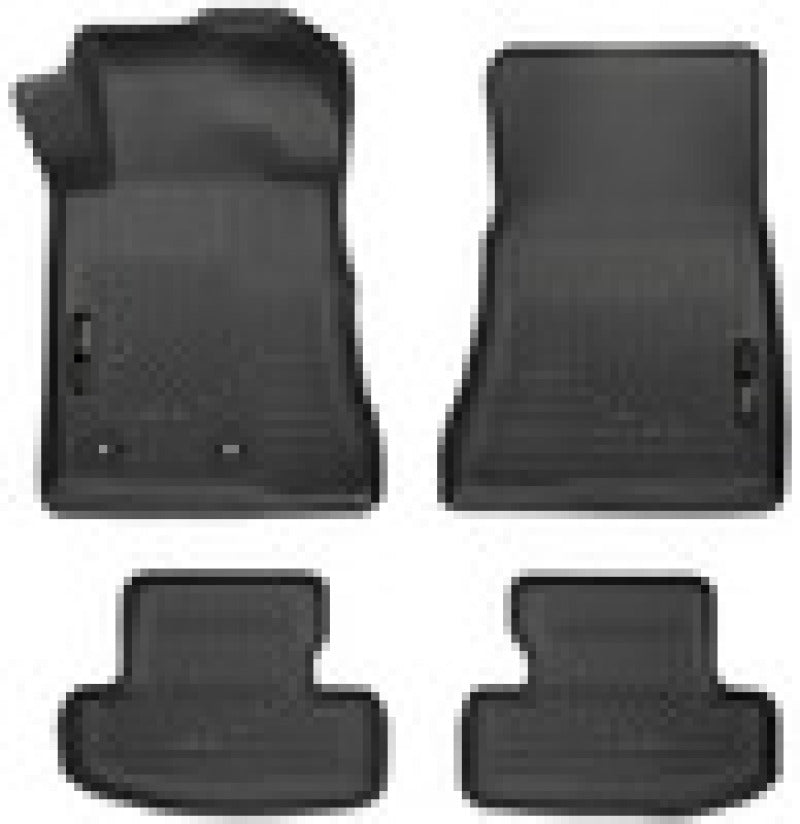 Husky Liners 15-22 Ford Mustang WeatherBeater Black Front & Second Seat Floor Liner Husky Liners 15-22 Ford Mustang WeatherBeater Black Front & Second Seat Floor Liner