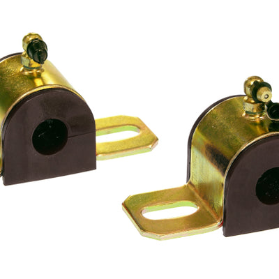 Prothane Universal 90 Deg Greasable Sway Bar Bushings - 11/16in - Type B Bracket - Black