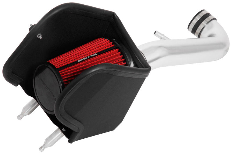 Spectre 2018 Jeep Wrangler V6-3.6L F/I Air Intake Kit - Polished w/Red Filter Spectre 2018 Jeep Wrangler V6-3.6L F/I Air Intake Kit - Polished w/Red Filter