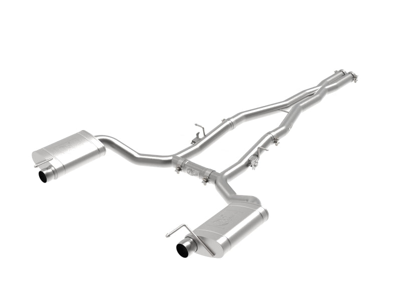 aFe MACH Force-Xp 3in 304 SS Cat-Back Exhaust 15-20 Dodge Charger Hellcat V8-6.2L (sc) / 392 V8-6.4L aFe MACH Force-Xp 3in 304 SS Cat-Back Exhaust 15-20 Dodge Charger Hellcat V8-6.2L (sc) / 392 V8-6.4L