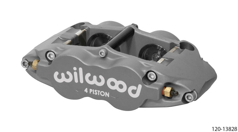 Wilwood Caliper-Forged Superlite FSL4R/ST Aluminum 1.88/1.75in Pistons .81in Disc Ano - Right Wilwood Caliper-Forged Superlite FSL4R/ST Aluminum 1.88/1.75in Pistons .81in Disc Ano - Right