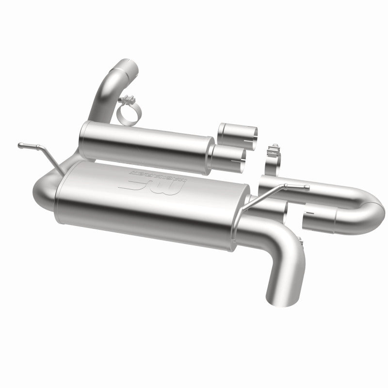 MagnaFlow 18-23 Jeep Wrangler JL 2.0L/3.6L Overland Series Axle-Back Exhaust MagnaFlow 18-23 Jeep Wrangler JL 2.0L/3.6L Overland Series Axle-Back Exhaust