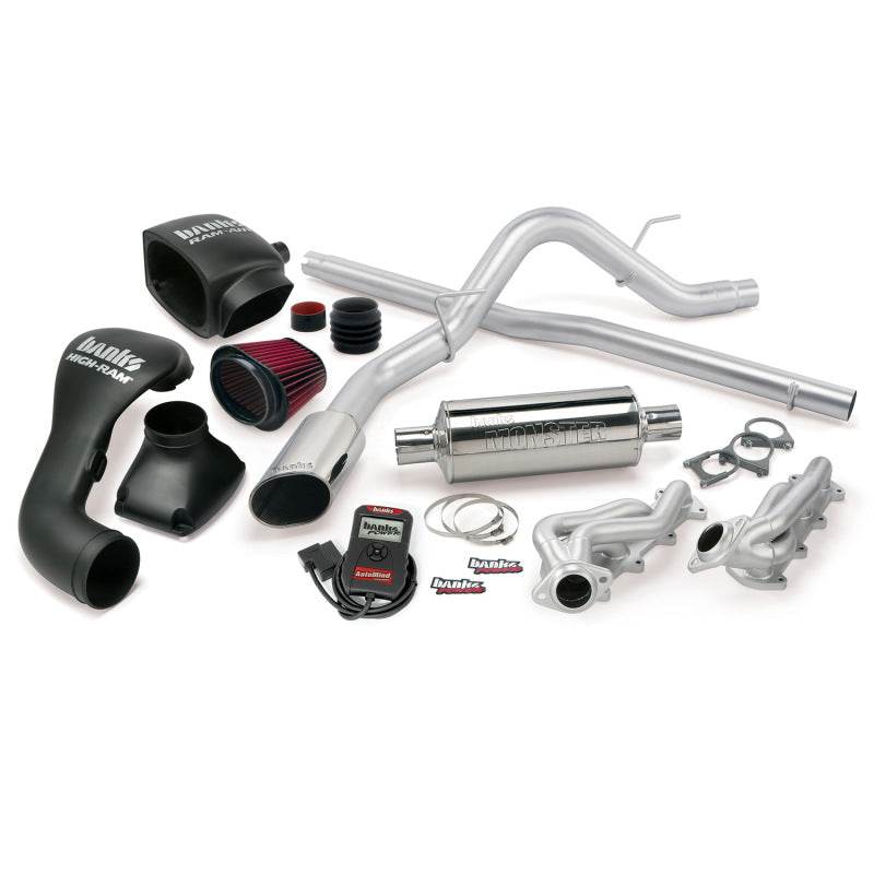 Banks Power 04-08 Ford 5.4L F-150 SCLB/ECMB PowerPack System - SS Single Exhaust w/ Chrome Tip Banks Power 04-08 Ford 5.4L F-150 SCLB/ECMB PowerPack System - SS Single Exhaust w/ Chrome Tip