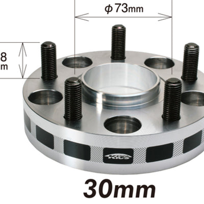 Project Kics 30mm Thick 12x1.25 56mm Hub 5-114.3 Wide Tread Spacers