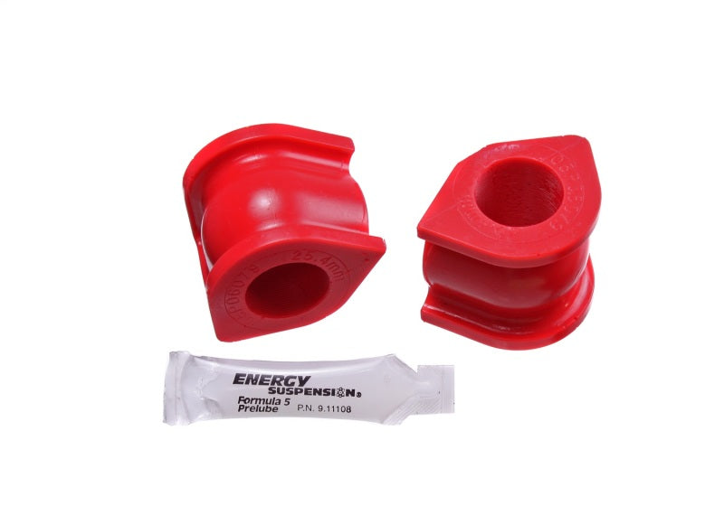 Energy Suspension 06-11 Honda Civic (Excl Si) 25.4mm Front Sway Bar Bushings - Red Energy Suspension 06-11 Honda Civic (Excl Si) 25.4mm Front Sway Bar Bushings - Red