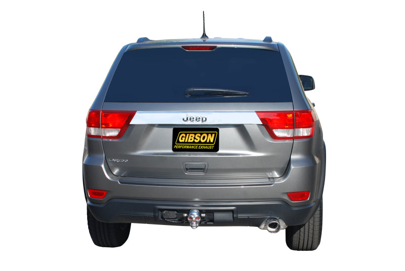 Gibson 11-12 Jeep Grand Cherokee Laredo 3.6L 2.5in Axle-Back Single Exhaust - Stainless Gibson 11-12 Jeep Grand Cherokee Laredo 3.6L 2.5in Axle-Back Single Exhaust - Stainless