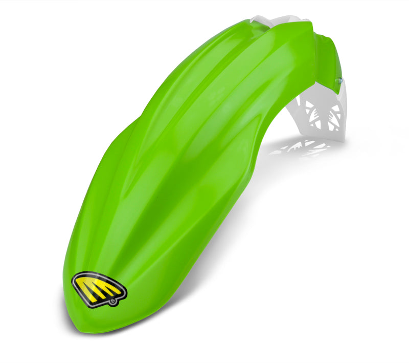 Cycra 12-16 Kawasaki KX250F-KX450F Cycralite Front Fender - Green Cycra 12-16 Kawasaki KX250F-KX450F Cycralite Front Fender - Green