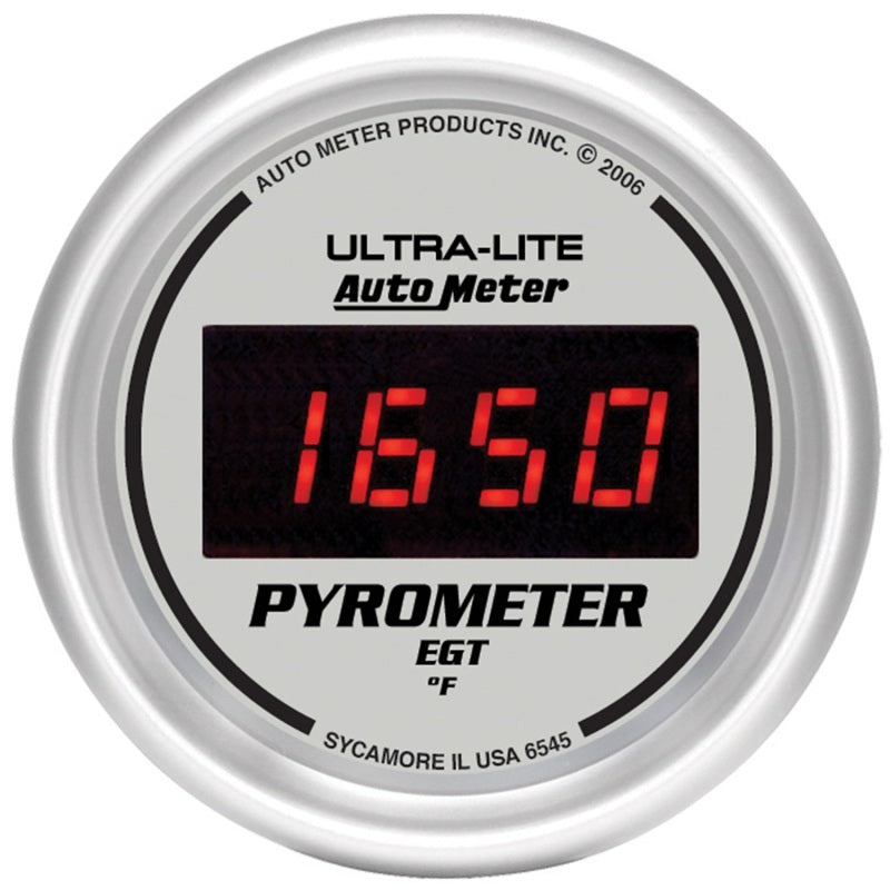 Autometer Ultra-Lite 52MM 0-2000 Degree Digital Pyrometer Autometer Ultra-Lite 52MM 0-2000 Degree Digital Pyrometer