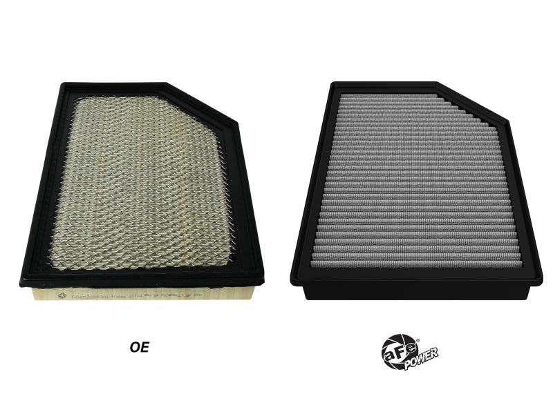 aFe MagnumFLOW Pro DRY S OE Replacement Filter 22-23 Jeep Grand Wagoneer V8-6.4L aFe MagnumFLOW Pro DRY S OE Replacement Filter 22-23 Jeep Grand Wagoneer V8-6.4L