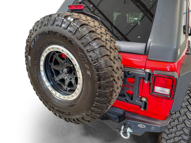 DV8 Offroad 2018+ Jeep Wrangler Tire Carrier DV8 Offroad 2018+ Jeep Wrangler Tire Carrier