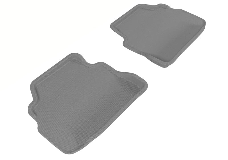 3D MAXpider 2007-2013 BMW 3 Series E92 Kagu 2nd Row Floormats - Gray 3D MAXpider 2007-2013 BMW 3 Series E92 Kagu 2nd Row Floormats - Gray
