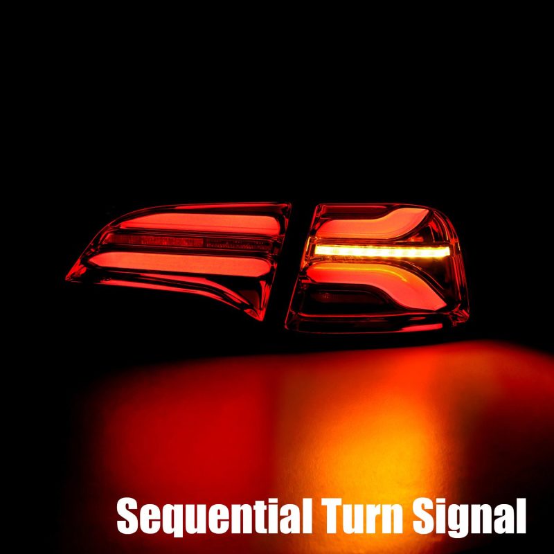 AlphaRex 20-22 Tesla Model Y PRO-Series LED Tail Lights Red Smoke w/Seq Sig AlphaRex 20-22 Tesla Model Y PRO-Series LED Tail Lights Red Smoke w/Seq Sig