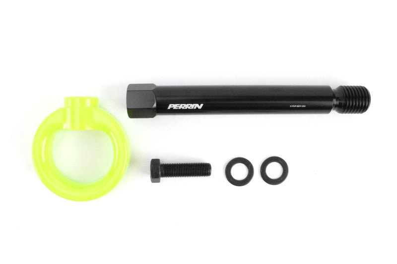Perrin 10th Gen Civic SI/Type-R/Hatchback Tow Hook Kit (Rear) - Neon Yellow Perrin 10th Gen Civic SI/Type-R/Hatchback Tow Hook Kit (Rear) - Neon Yellow