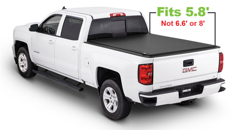 Tonno Pro 14-19 Chevy Silverado 1500 5.8ft Fleetside Lo-Roll Tonneau Cover Tonno Pro 14-19 Chevy Silverado 1500 5.8ft Fleetside Lo-Roll Tonneau Cover