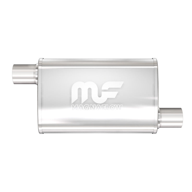 MagnaFlow Muffler Mag SS 18X4X9 2.5/2.5 O/O MagnaFlow Muffler Mag SS 18X4X9 2.5/2.5 O/O