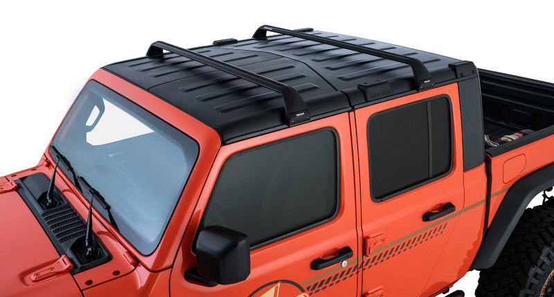Rhino-Rack 07-22 Jeep Wrangler JK/JL 4 Door Hard Top Vortex SG 2 Bar Roof Rack - Black Rhino-Rack 07-22 Jeep Wrangler JK/JL 4 Door Hard Top Vortex SG 2 Bar Roof Rack - Black