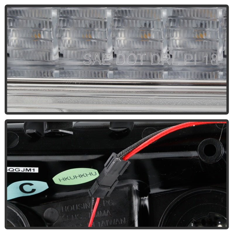 Spyder Jeep Wrangler 2018-2019 (Halogen Model Only) LED Front Bumper Lights - Seq. Signal - Chrome Spyder Jeep Wrangler 2018-2019 (Halogen Model Only) LED Front Bumper Lights - Seq. Signal - Chrome